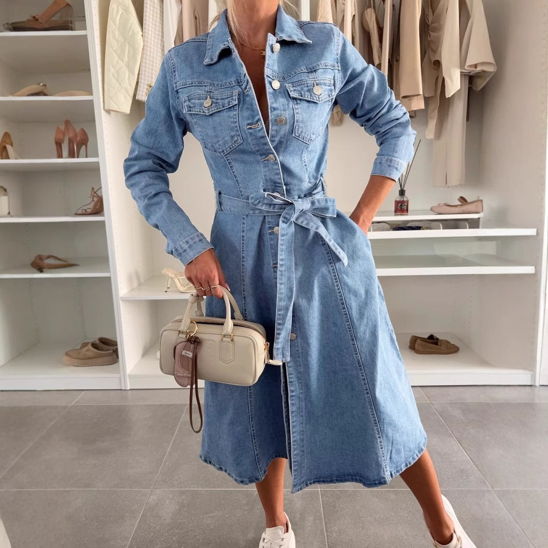 Jely™ – Maxi-jurk met lange mouwen
