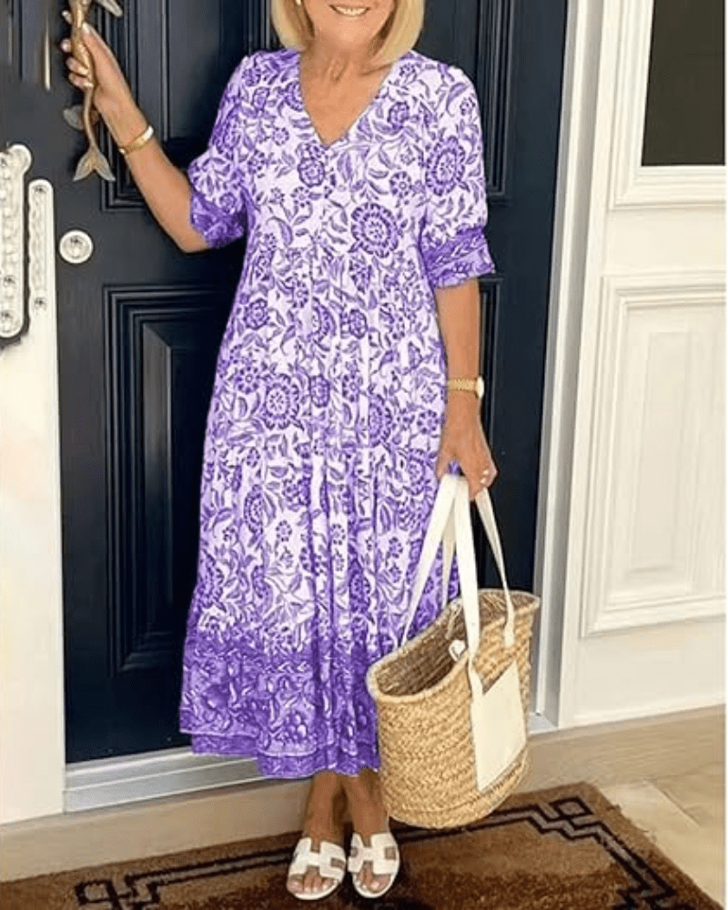 Ursula™ – Comfortabele zomerjurk, licht, vrouwelijk en elegant