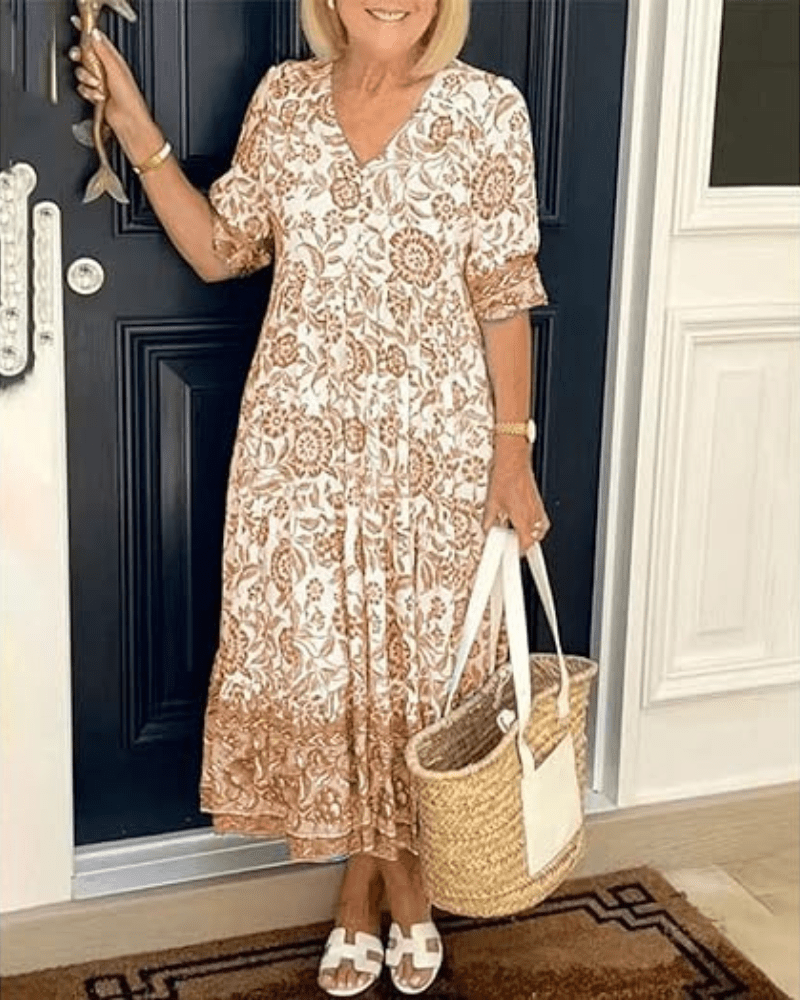 Ursula™ – Comfortabele zomerjurk, licht, vrouwelijk en elegant